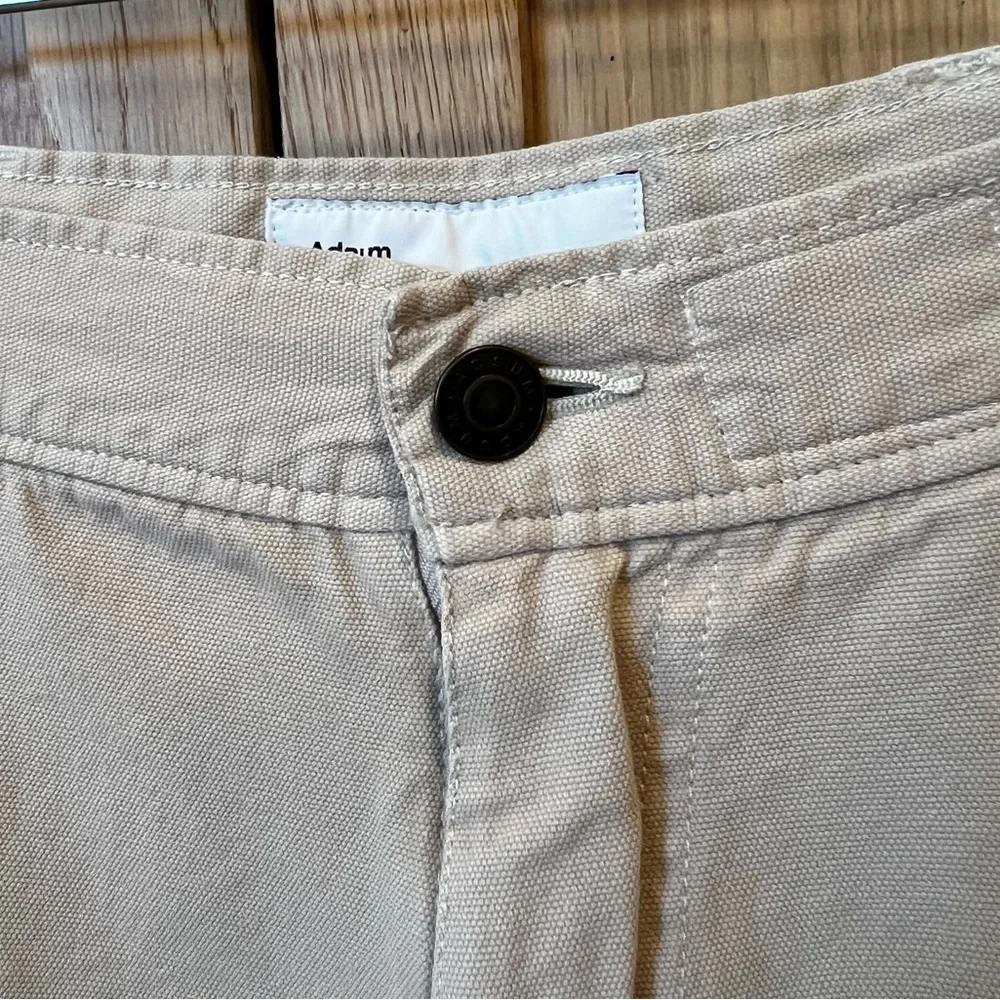 Adsum NYC Relaxed Fit Chino Pants Khaki Tan Size Small Spring Casual Neutral
